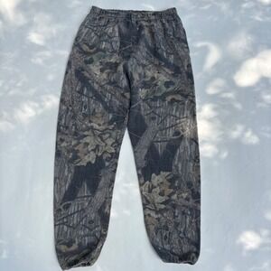 Vintage Jerzees Outdoors Mossy Oak Camo Sweatpants Mens Large